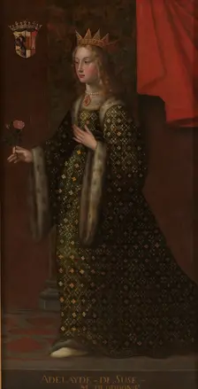 Adelaide of Susa, wife of Otto of Savoy. Artist: Anonymous