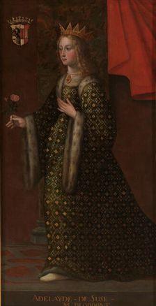 Adelaide of Susa, wife of Otto of Savoy. Artist: Anonymous