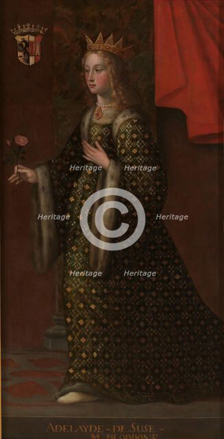 Adelaide of Susa,  wife of Otto of Savoy. Artist: Anonymous 