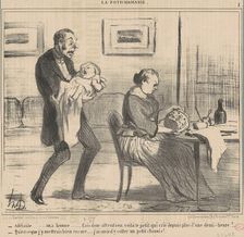 Adélaide ... ma bonne ... fais donc attention..., 19th century. Creator: Honore Daumier
