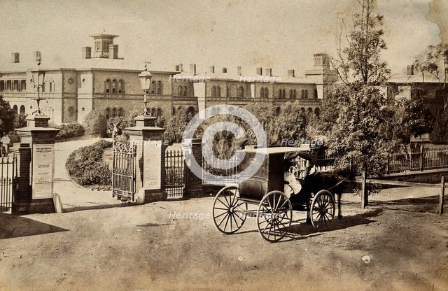 Adelaide, South Australia: Adelaide Hospital, 19th century. Creator: Unknown.