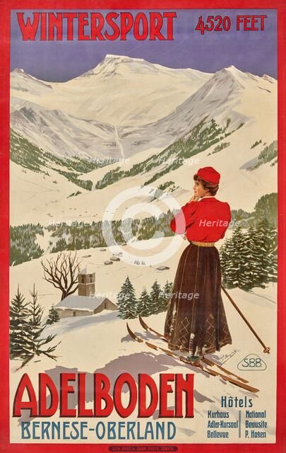Adelboden, c1905-1906. Creator: Pellegrini; Carlo (1866-1937).
