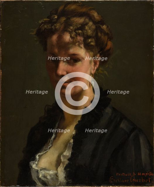 Adèle d'Affry, Duchess de Castiglione-Altibrandi (1836-1879), known as Marcello, 1870. Creator: Courbet, Gustave (1819-1877).
