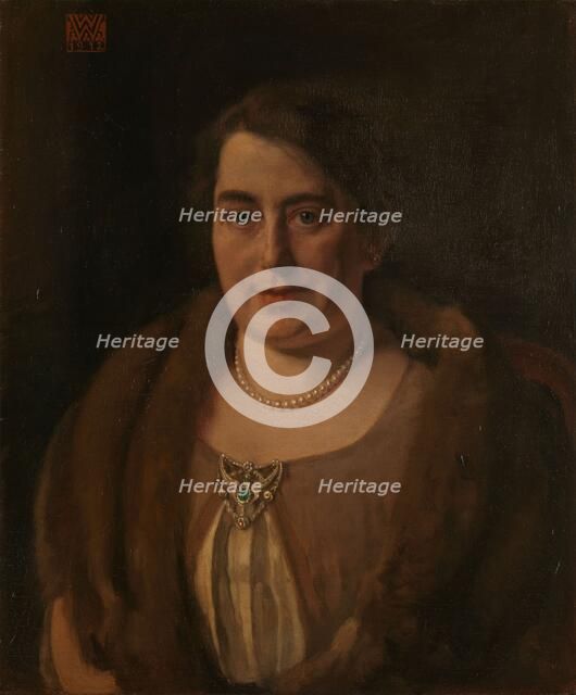 Adèle van Meekren, second wife of Andries van Wezel, 1912.  Creator: Willem Witsen.