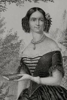 Adelgunde of Bavaria, (1823-1914), Duchess consort of Modena and Reggio (1846-1859)..., 1852. Creator: Julio Donón