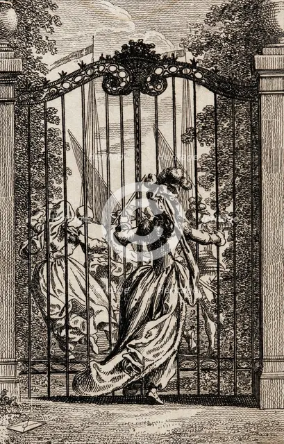 Adelheim von Veltheim, 1783. Creator: Daniel Nikolaus Chodowiecki.