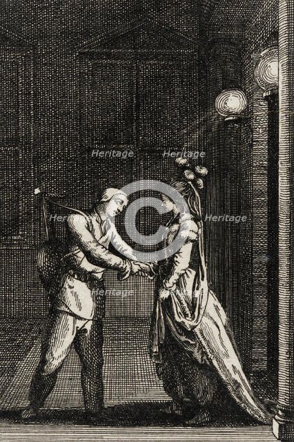 Adelheim von Veltheim, 1783. Creator: Daniel Nikolaus Chodowiecki.