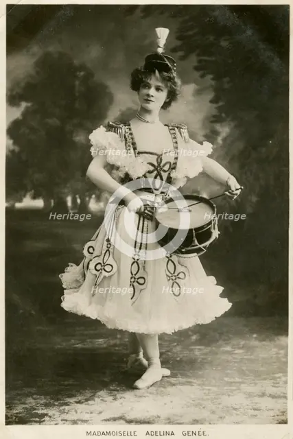 Adelina Genee, Danish-born British ballet dancer, c1906.Artist: Bassano Studio