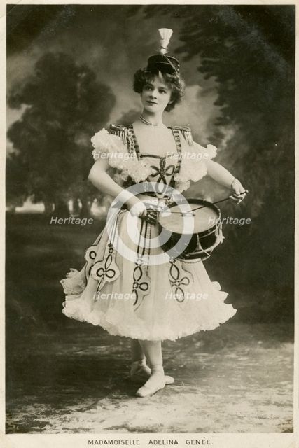 Adelina Genee, Danish-born British ballet dancer, c1906.Artist: Bassano Studio