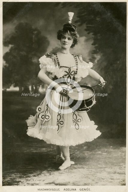 Adelina Genee, Danish-born British ballet dancer, c1906.Artist: Bassano Studio