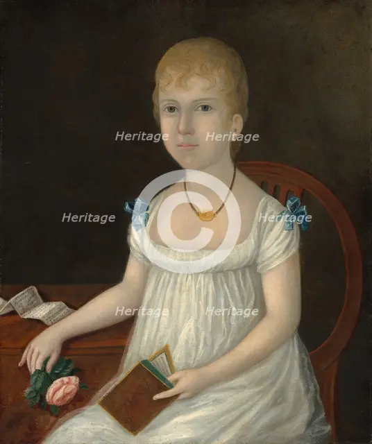Adelina Morton, c. 1810. Creator: Joshua Johnson.