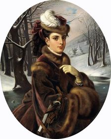 Adelina Patti (1843-1919), 1873-75. Artist: Karoly Marko the Younger