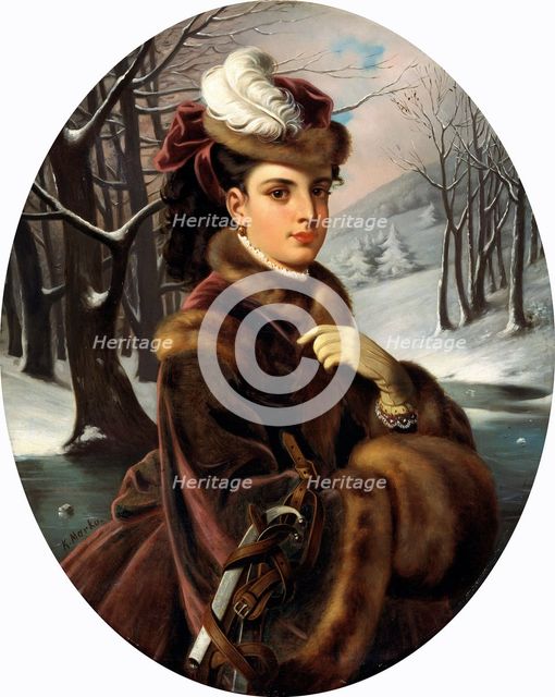 'Adelina Patti', (1843-1919), 1873-75. Creator: Karoly Marko the Younger.
