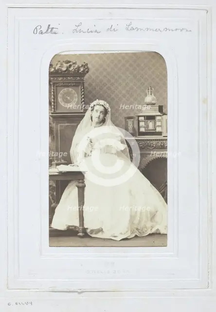 Adelina Patti, 1860-69. Creator: Camille Silvy.