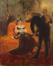 Adelina Patti, study, 1870-1906. Creator: Il'ya Repin