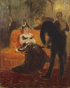 Adelina Patti, study, 1870-1906. Creator: Il'ya Repin