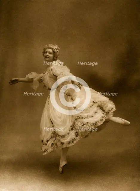 Adeline Genee, late 19th century.Artist: Dover Street Studios