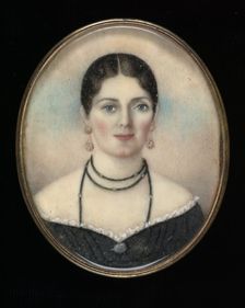 Adeline Morgan Thompson, ca. 1840. Creator: Unknown
