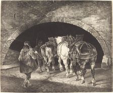 Adelphi Wharf, 1821. Creator: Theodore Gericault