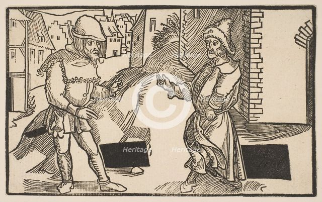 Adelphi, from The Comedie of Terence, 19th century reprint.n.d. Creator: Albrecht Durer.
