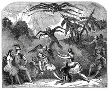Adelphi - Scene from "La Tarantula; or, The Spider King", 1850. Creator: Unknown