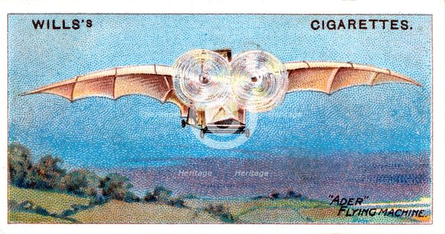 Ader's flying bird 'Eole' ('Aole'), 1890 (c1910). Artist: Unknown