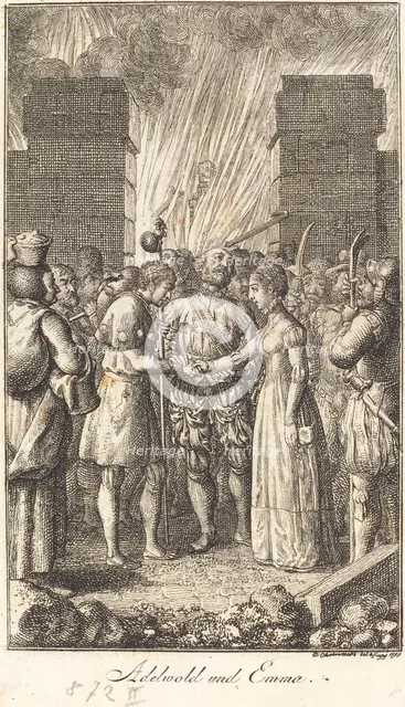 Adewold and Emma, 1798. Creator: Daniel Nikolaus Chodowiecki.
