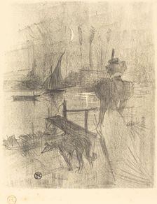Adieu, 1895. Creator: Henri de Toulouse-Lautrec