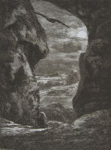 Adieu aux Karpatz, 1857. Creator: Felix Bracquemond