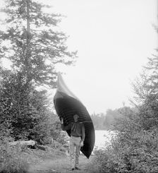 Adirondack carry, Adirondacks, N.Y., between 1900 and 1910. Creator: Unknown