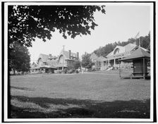Adirondack Cottage Sanitarium, Adirondack Mountains, c1902. Creator: William H. Jackson