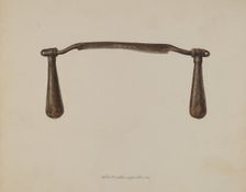 Adjustable Drawshave, 1938. Creator: Albert Geuppert