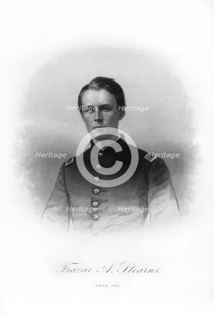 Adjutant Frazar Augustus Stearns, American soldier, (1872).Artist: John A O'Neill