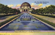 Adler Planetarium, Grant Park, Chicago, Illinois, USA, 1941