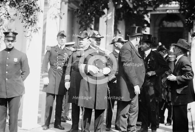 Adm. Osterhaus at City Hall, 1912. Creator: Bain News Service.