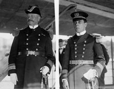 Adm. Badger and Cmd'r. Quevedo, 1913. Creator: Bain News Service