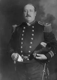 Adm. Hubbard in uniform, 1910. Creator: Bain News Service