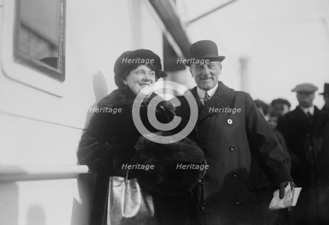 Adm. Lord J. Jellicoe & wife, between c1915 and c1920. Creator: Bain News Service.
