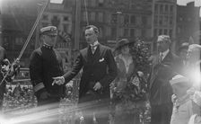 Adm. Usher & Mayor Mitchel, 1917. Creator: Bain News Service