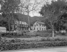 Administration building, Hot Springs federal shelter, California, 1936. Creator: Dorothea Lange