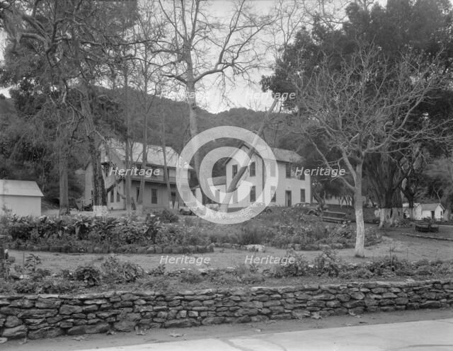 Administration building, Hot Springs federal shelter, California, 1936. Creator: Dorothea Lange.