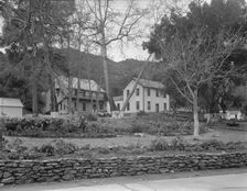 Administration building, Hot Springs federal shelter, California, 1936. Creator: Dorothea Lange
