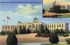 Administration Building, New Orleans Airport, Louisiana, USA, 1940