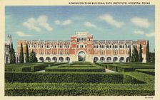 Administration Building, Rice Institute, Houston, Texas, USA, 1936