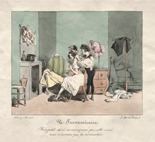 Administrative Customs: Supernumerary. Creator: Henry Bonaventure Monnier (French, 1805-1877)