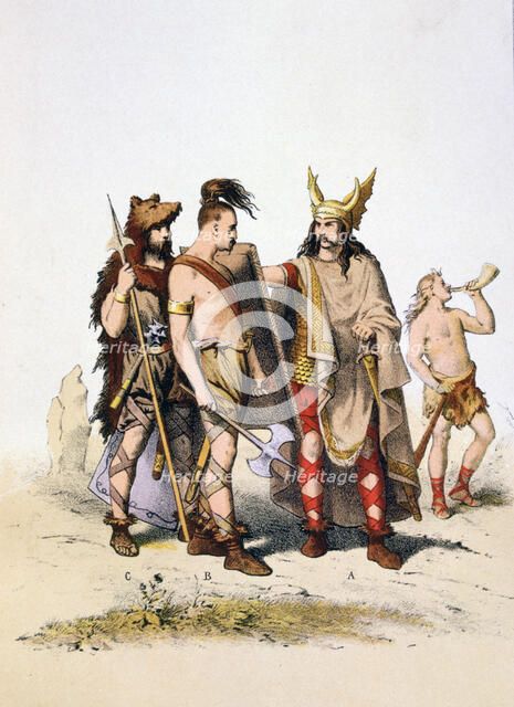 Administrators of the villages, 5th century (1887).  Artist: A Lemercier