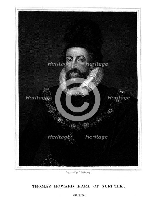 Admiral Thomas Howard, 1st Earl of Suffolk, (1825).Artist: G Kellaway