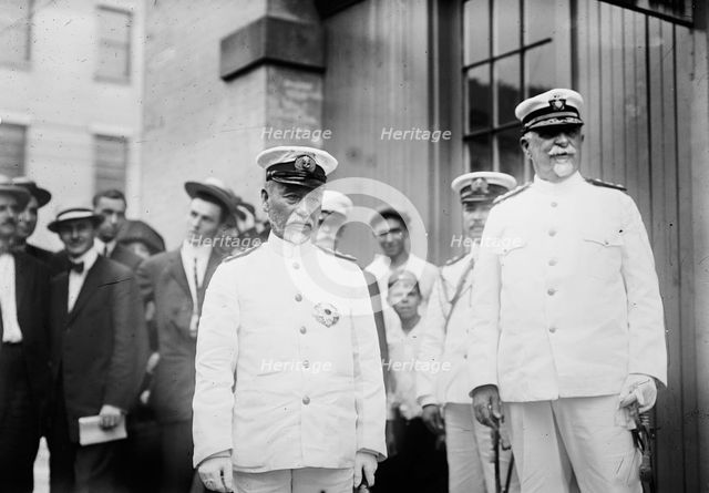 Admiral Togo & Admiral Leutze, between c1910 and c1915. Creator: Bain News Service.