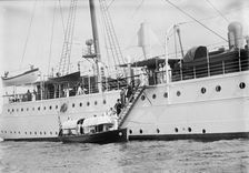 Admiral Togo visits the U.S.S. Mayflower, 1911. Creator: Harris & Ewing