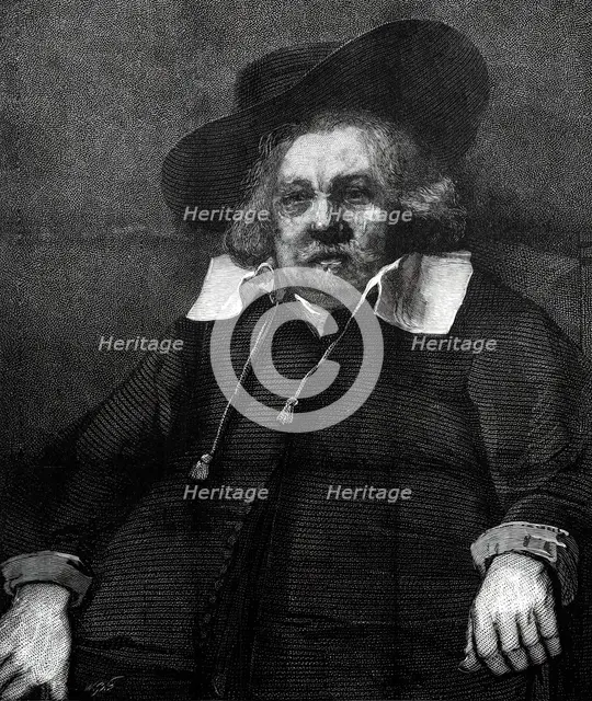 Admiral van Tromp, from the picture by Rembrandt in the late exhibition of Old Masters...1876. Creator: Unknown.